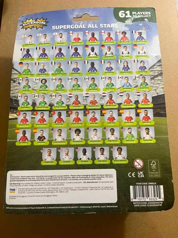 PMI SuperGoal All Stars Soccer Shoe Capsule 2-Pack – Brand New S - photo 3