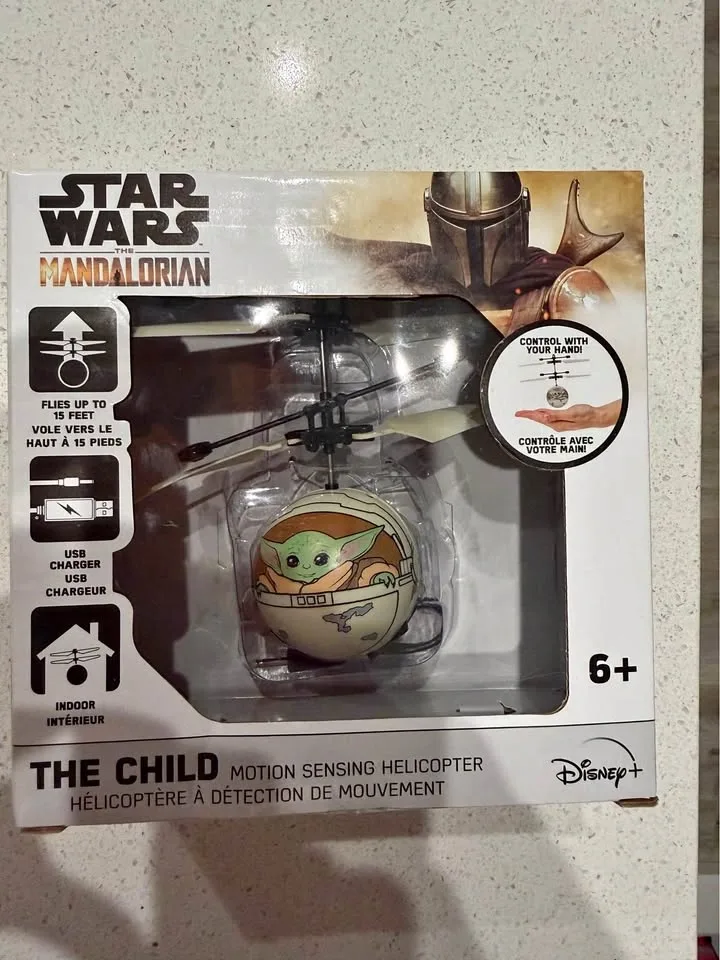 Star Wars The Mandalorian The Child Motion Sensing Helicopter