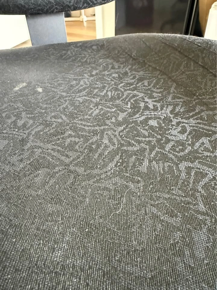 Black Fabric Office Task Chair - photo 3