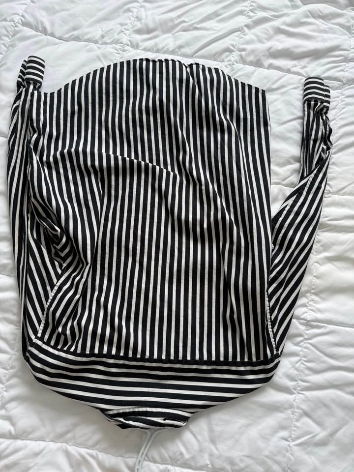H&M Striped Long Sleeve Button-Down Shirt - photo 4