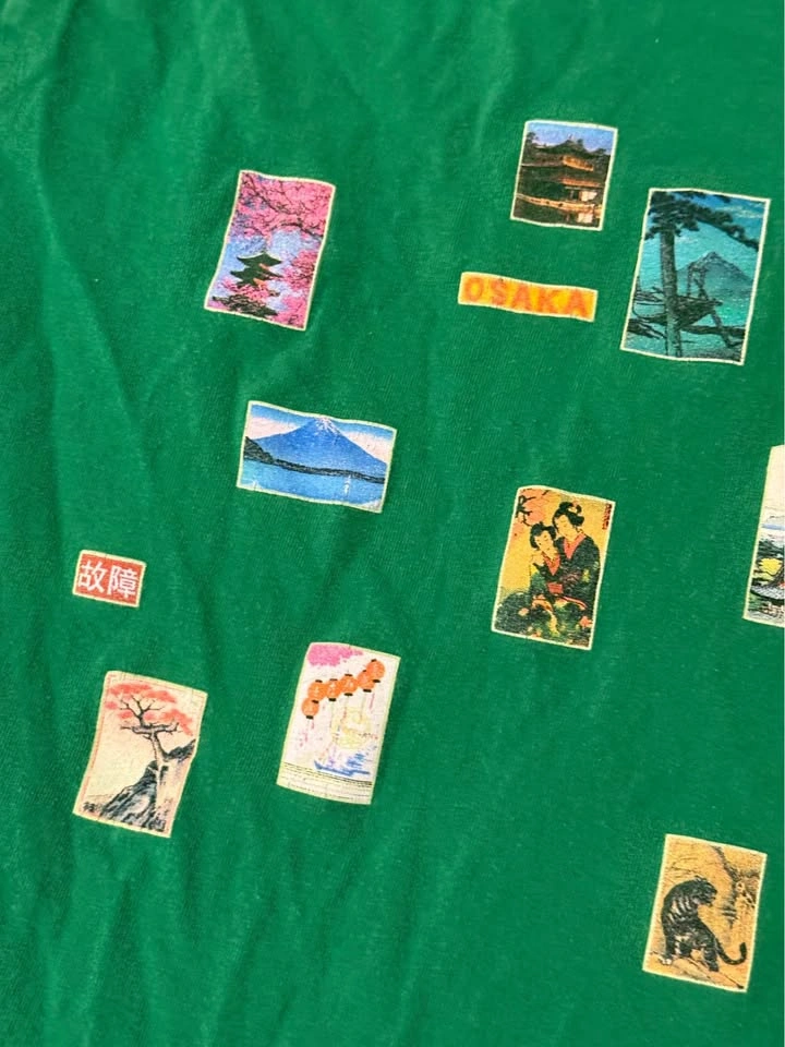 Global Hiatus Graphic T-Shirt Japanese landmarks large - photo 3