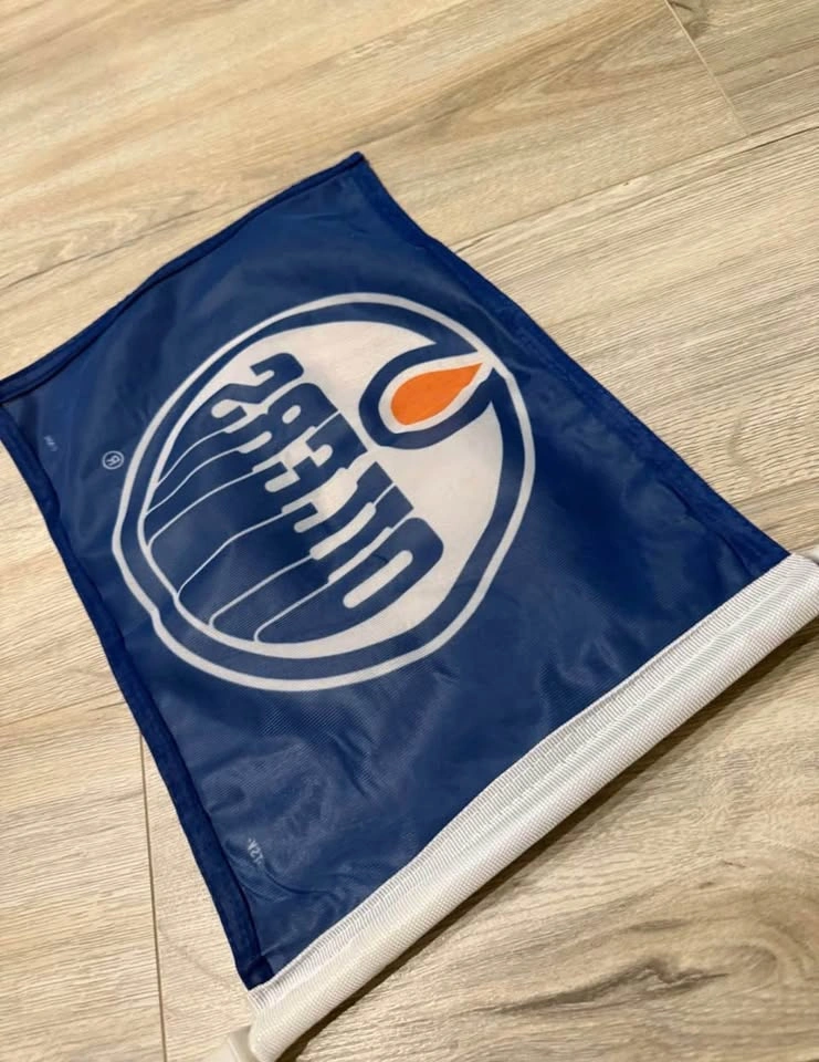 Brand new NHL oilers car flag - photo 2
