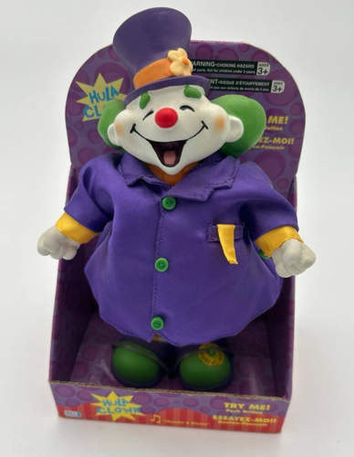 Vintage Dan Dee Hula Clown Animated Singing Dancing Toy