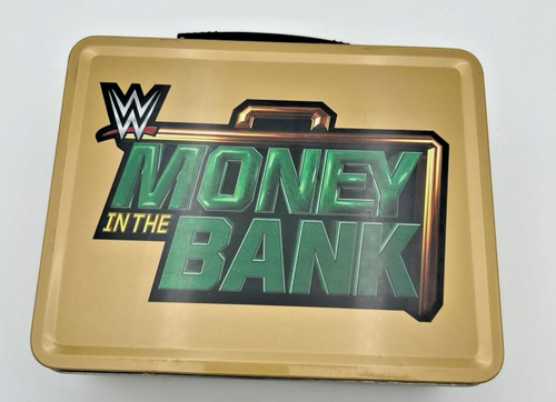 WWE Money In The Bank Metal Lunch Box Storage Tin 2015