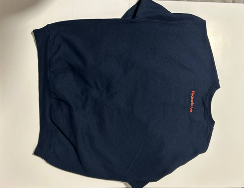Electronic Arts EA Retro Logo Crewneck Sweatshirt XL Navy Orange - photo 2