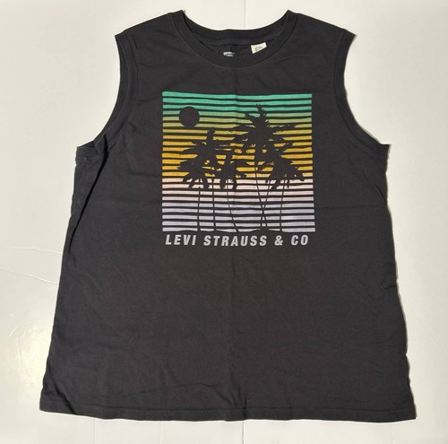 Levi's Men's XL Palm Tree Sunset Graphic Tank Top