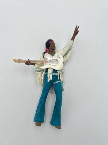 2003 McFarlane Jimi Hendrix Woodstock 6" Figure Guitar Loose