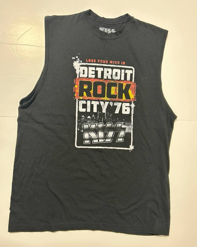 KISS Detroit Rock City '76 Muscle Tank Top Women's Small 2013 Ba