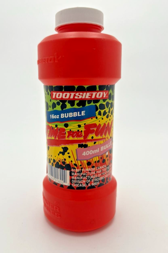 Vintage 1991 Tootsietoy Wonder Bubbles Fun Foam 16oz Sealed