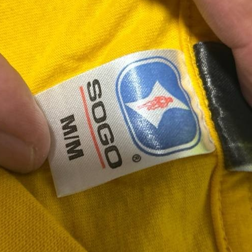 Edmonton Eskimos SOGO CFL T-Shirt Men’s M Yellow EE Logo - photo 4