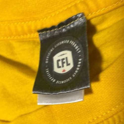 Edmonton Eskimos SOGO CFL T-Shirt Men’s M Yellow EE Logo - photo 5