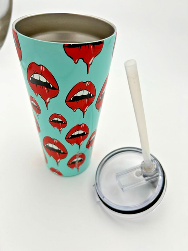 HydraPeak Grande 25 oz Red Lips Tumbler Teal - photo 2