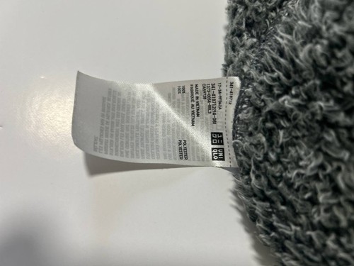 Uniqlo Men’s Fluffy Yarn Fleece Full Zip Jacket Gray Size Large - photo 3