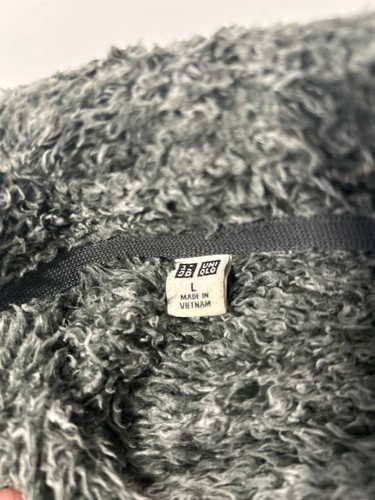 Uniqlo Men’s Fluffy Yarn Fleece Full Zip Jacket Gray Size Large - photo 5
