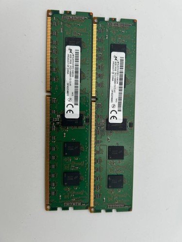 Micron 8GB 2x4GB DDR3-1866 PC3-14900R ECC RDIMM Server RAM
