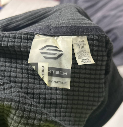 Stormtech HTZ-1 Men's L Base Thermal 1/4 Zip H2X-DRY Gray - photo 5