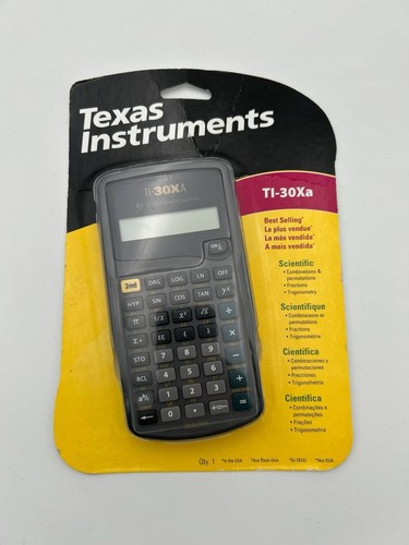 Texas Instruments TI-30Xa Scientific Calculator New Sealed 2009