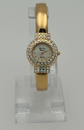 Park Lane Women’s Gold Tone Crystal Cuff Bracelet Watch