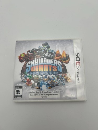 Skylanders Giants Nintendo 3DS Game Case Manual Inserts