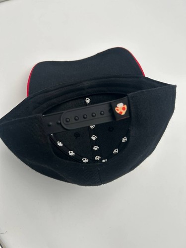 Nintendo Super Mario Bros Game Over Snapback Hat Black Red - photo 2