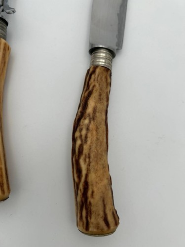 Vintage Klaus Tragbar Solingen Carving Knife Fork Set - photo 5