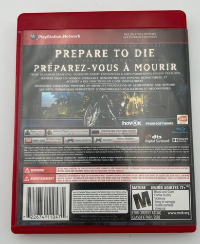 Dark Souls Greatest Hits PS3 Complete CIB With Manual NTSC - photo 2