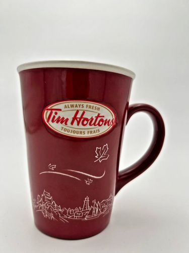 2010 Tim Hortons Limited Edition #010 Red Canada Skyline Mug - photo 2