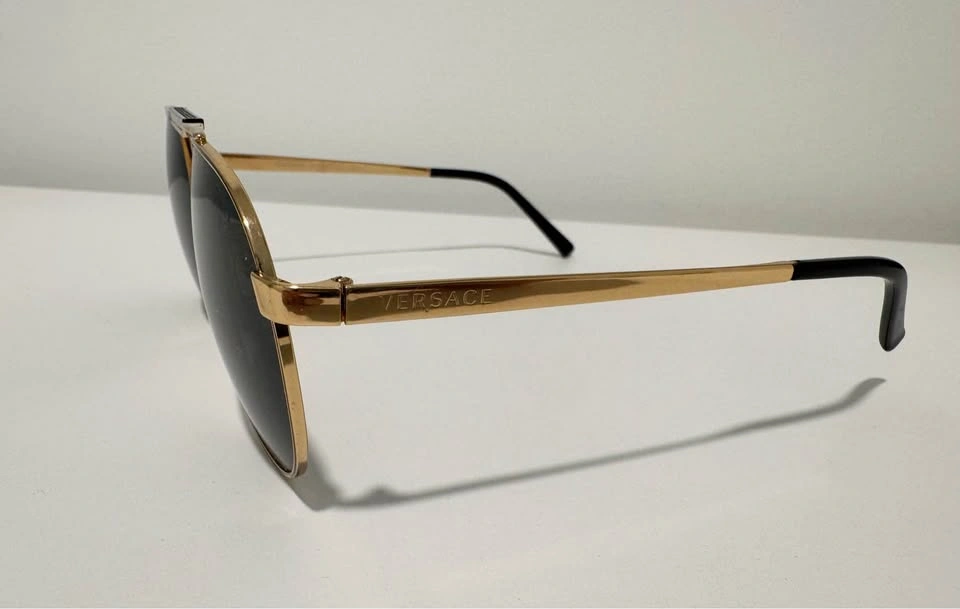 Authentic Versace Gold Aviator Sunglasses - photo 4