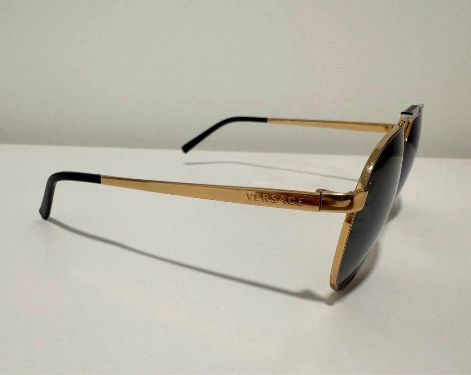 Authentic Versace Gold Aviator Sunglasses - photo 5