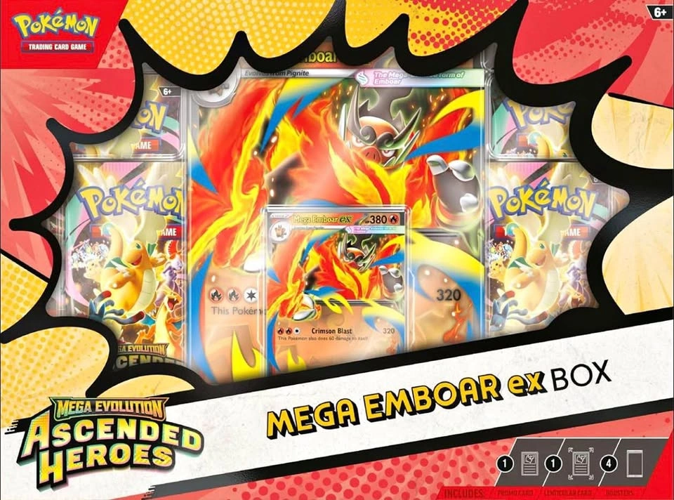 Pokemon Ascended Heroes EX box - Random out of the 3 versions