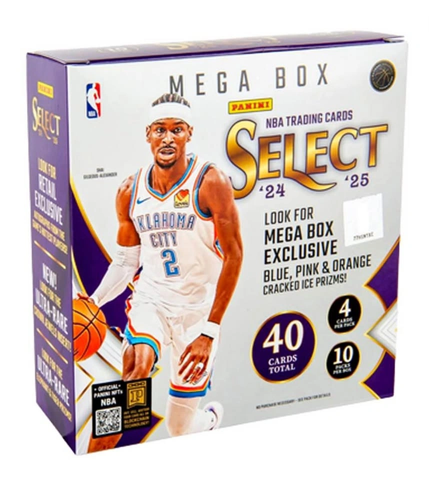 2024-25 Panini NBA Basketball Select Mega Box