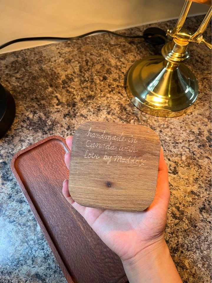 Handmade Wooden Coaster - photo 2