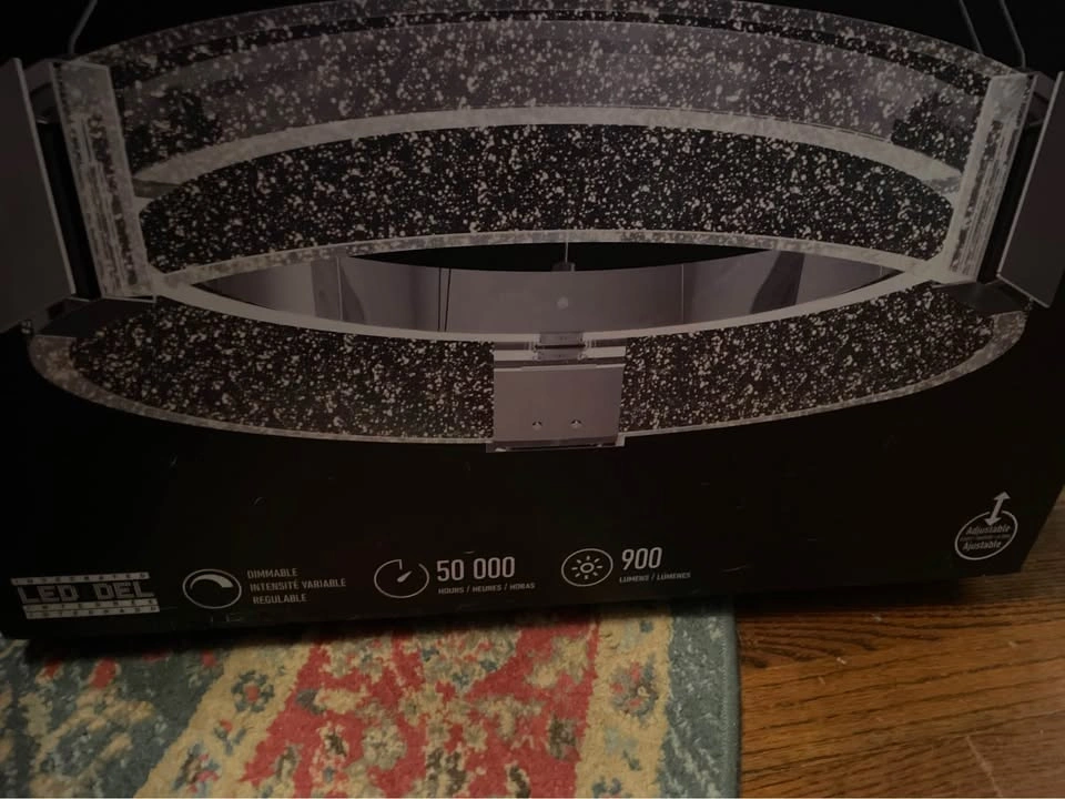Artika Champagne Drum LED Pendant Light - New in Box!