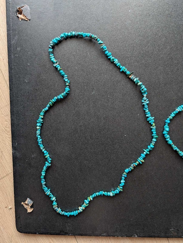 Turquoise Chip Necklace