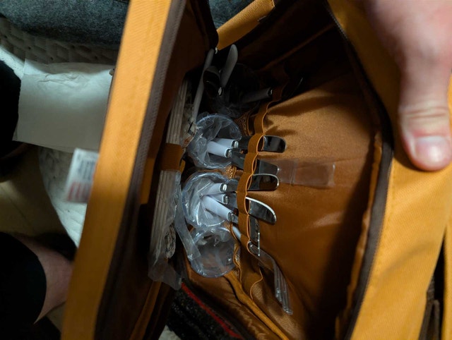 Picnic Backpack with Cutlery Set - photo 2