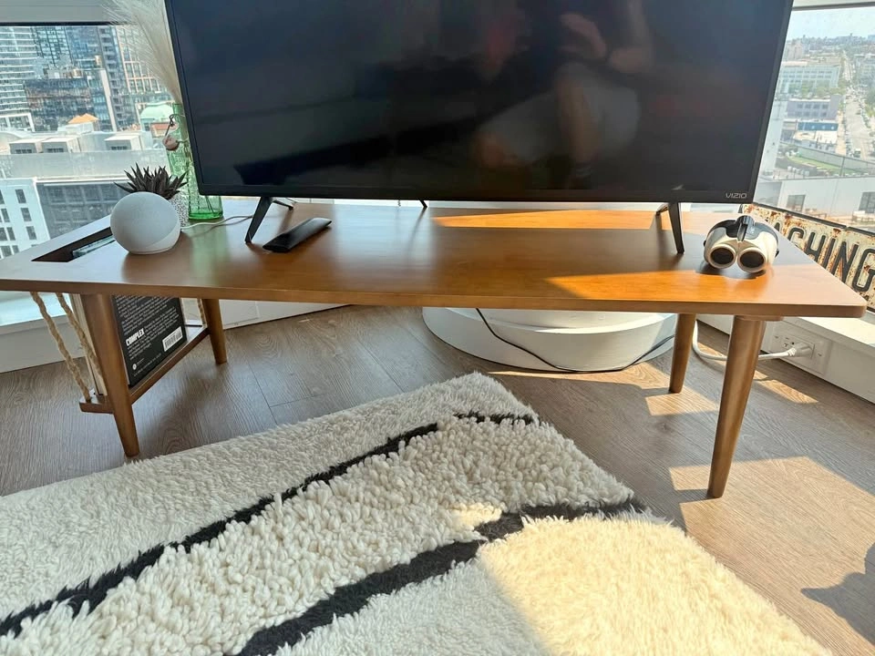 West Elm Mid-Century Modern Wood Coffee Table / TV Stand