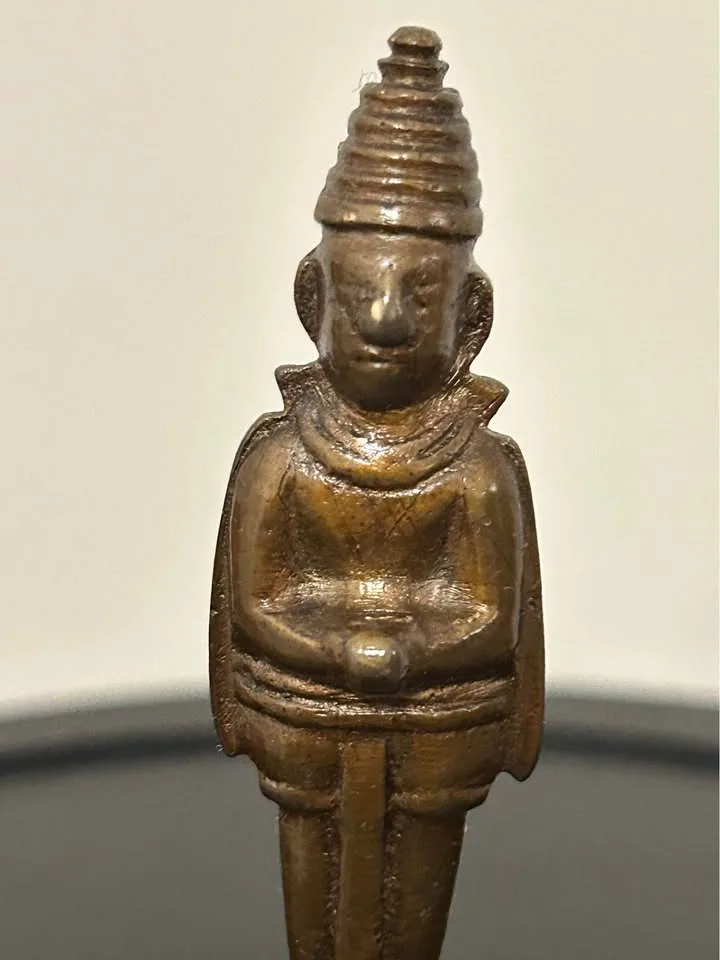 Antique Indian Brass Temple Bell image indicator(2)