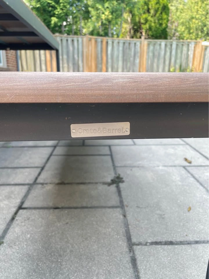 Crate and Barrel Outdoor Furniture / Patio Set - photo 5