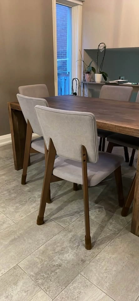 Dining set - CB2 mango wood hardwood Table and 6 chairs - photo 3