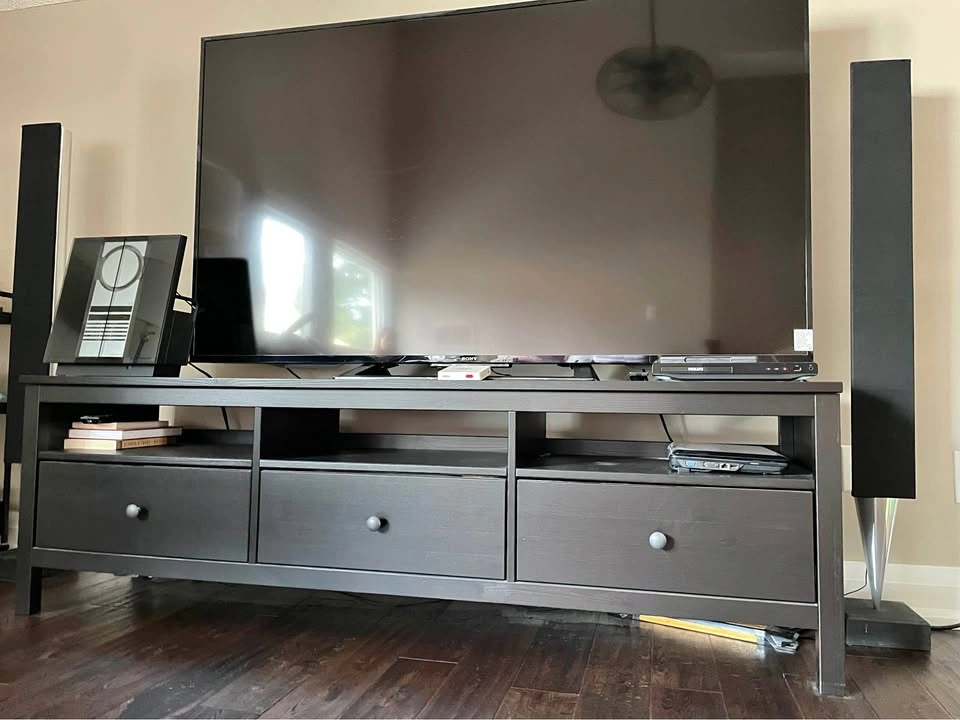 IKEA HEMNES 72” low cabinet / TV media bench - 75% off