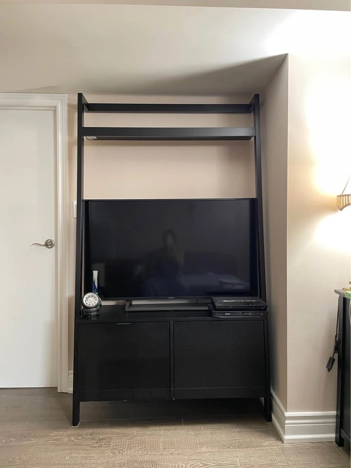 Crate and Barrel Sawyer Ladder TV media stand - photo 2
