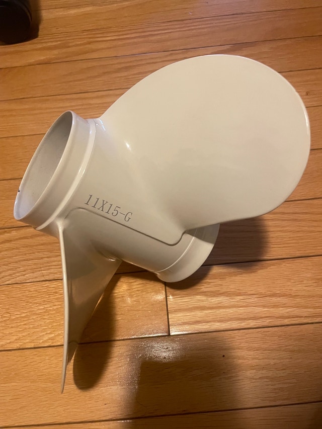 New 11x15 boat propeller aluminum 11” diameter 15” pitch - photo 4