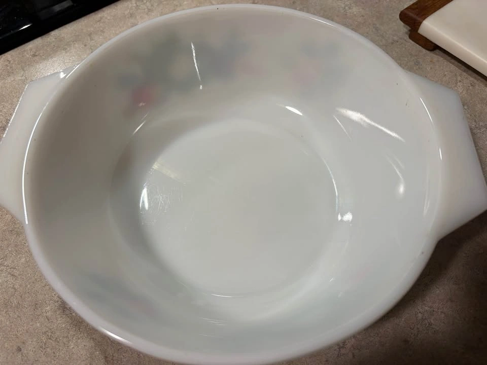 1970’s JAJ Pyrex Market Garden Casserole Dish (513) - photo 3