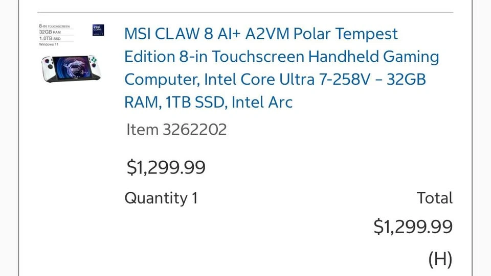 MSI CLAW handheld gaming computer - photo 2