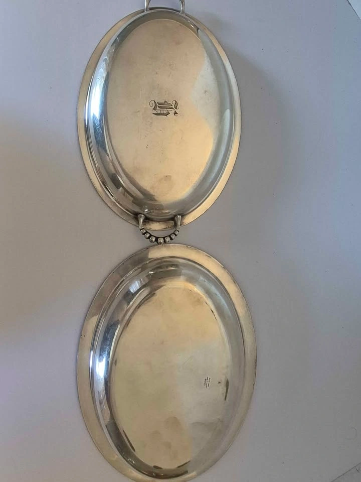 Ellis Bros EPNS Silver Plated Covered Serving Dish - photo 3
