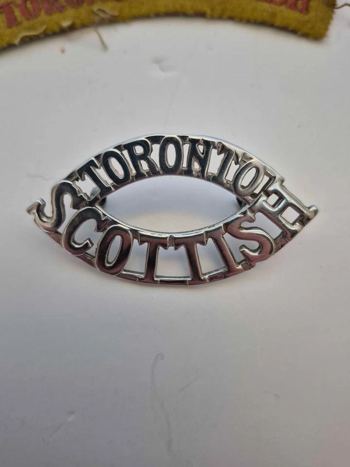 Vintage Toronto Scottish Regiment and Queen's Rangers Insignia L - photo 4