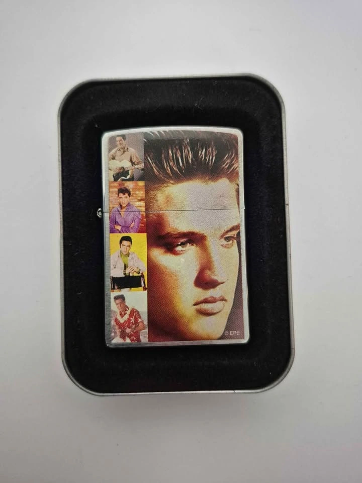 Elvis Presley Zippo Lighter with Collector Tin - photo 2