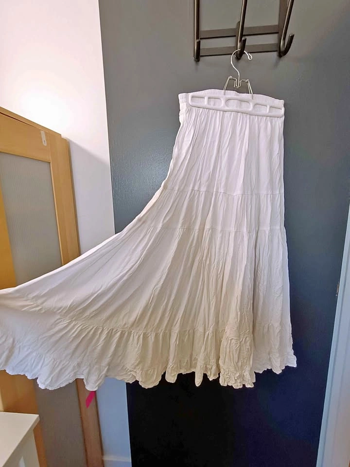 White Maxi Skirt