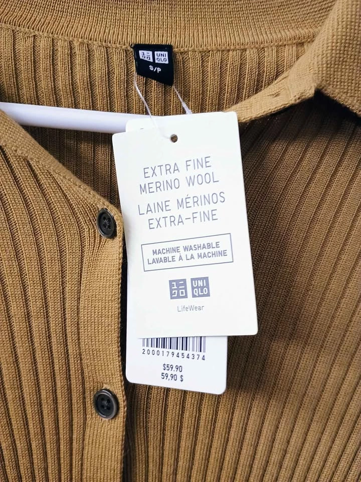 Yellow Buttonup longsleeve top - photo 3