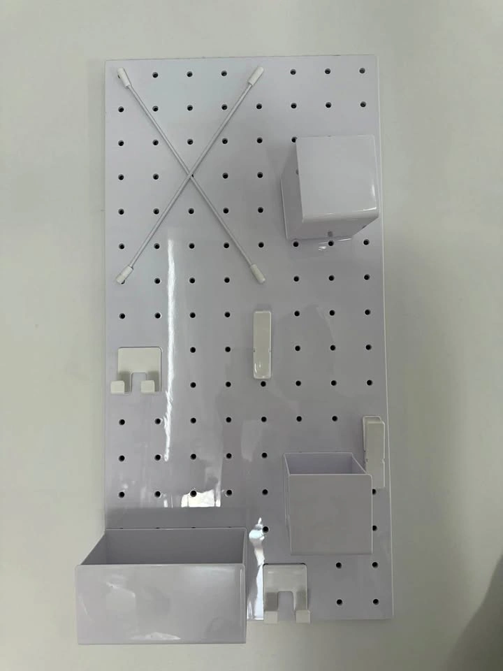 White Customizable Peg Board